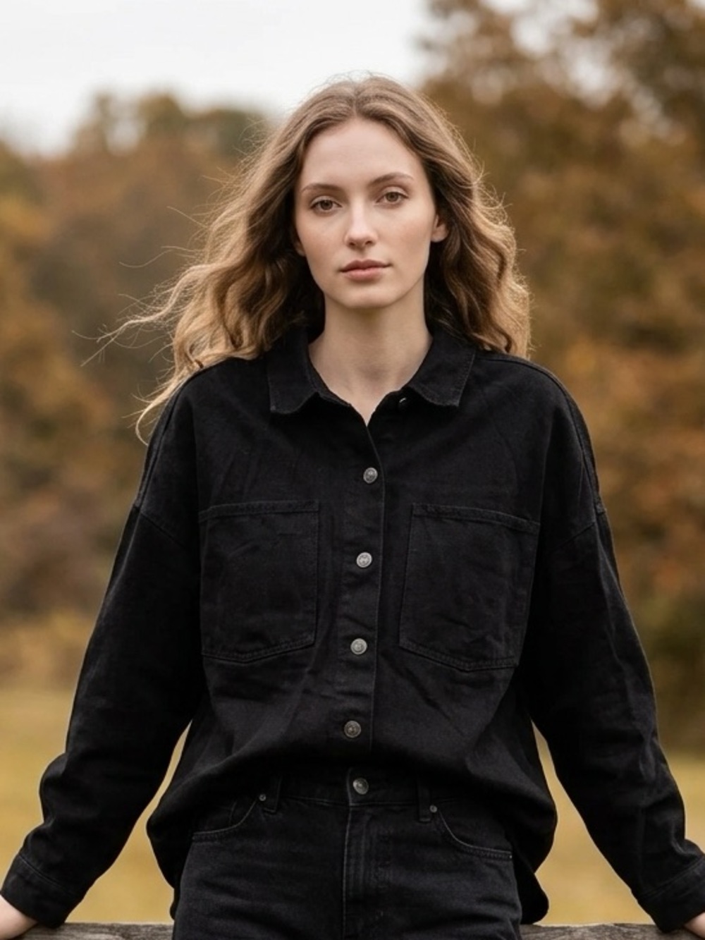 Hudson Jeans Black shirt
